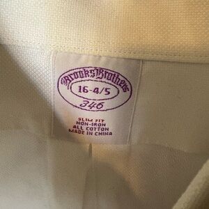 Brooks Brothers Men's White Shirt
